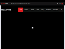 Tablet Screenshot of nysaasports.org